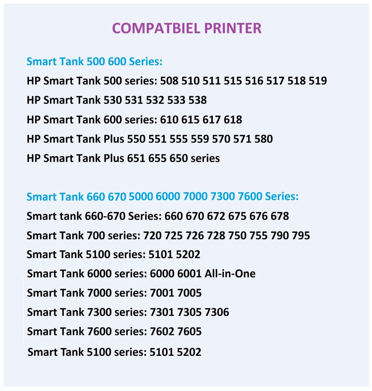Cabezal de Impresión HP X4E75A Negro Series 7600 7300 7000 6000 5100 5000 Smart Tank Plus 651 550 570 580 650