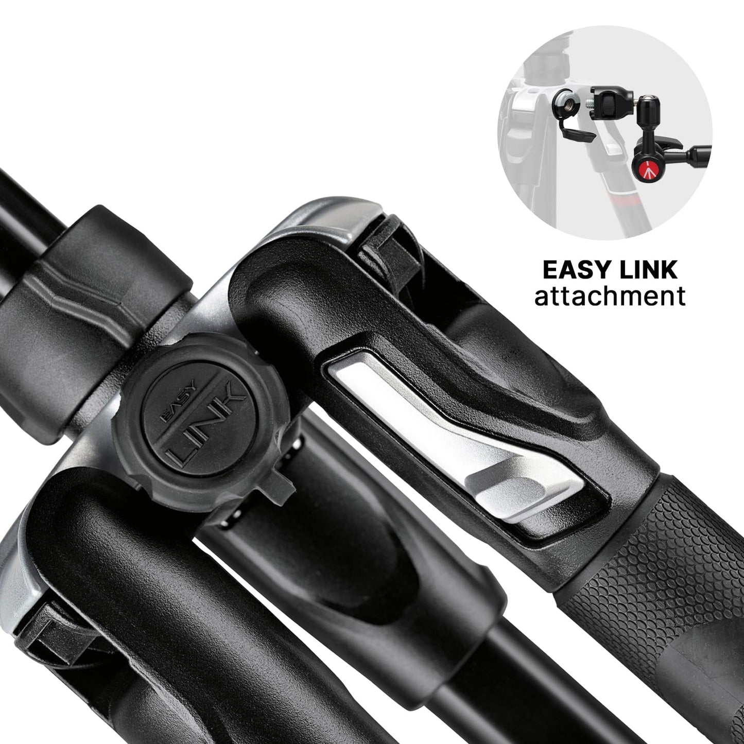 Manfrotto Befree - Trípode de Viaje de Aluminio de 4 Secciones con Cabeza de Bola, Color Negro