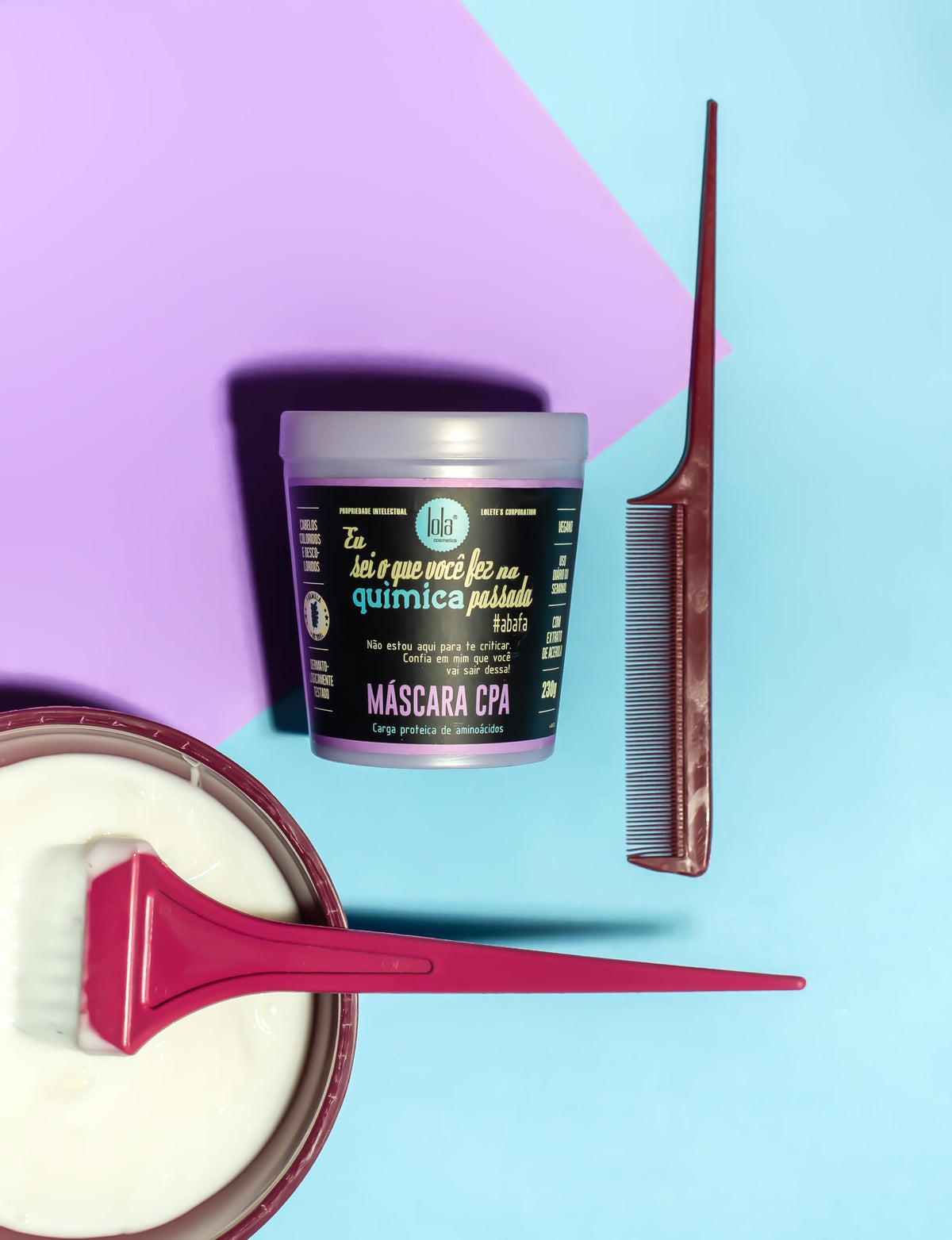 Linha Eu Sei o Que Voce Fez Na Quimica Passada Lola - Carga Proteica De Aminoacidos (CPA) Mascara 230 Gr â€" (I Know What You Did Last Treatment Collection - Amino Protein Charge (CPA) Mask Net 8.1 Oz)