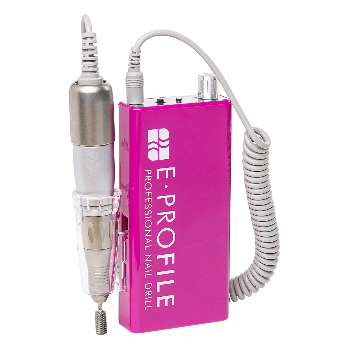 NAIL FACTORY - E PROFILE Pulidora de Uñas Portátil para Manicure y Pedicure - Taladro Para Uñas - Drill de Uso Profesional, ROSA, 30 000 RPM Potencia, Velocidad Variable