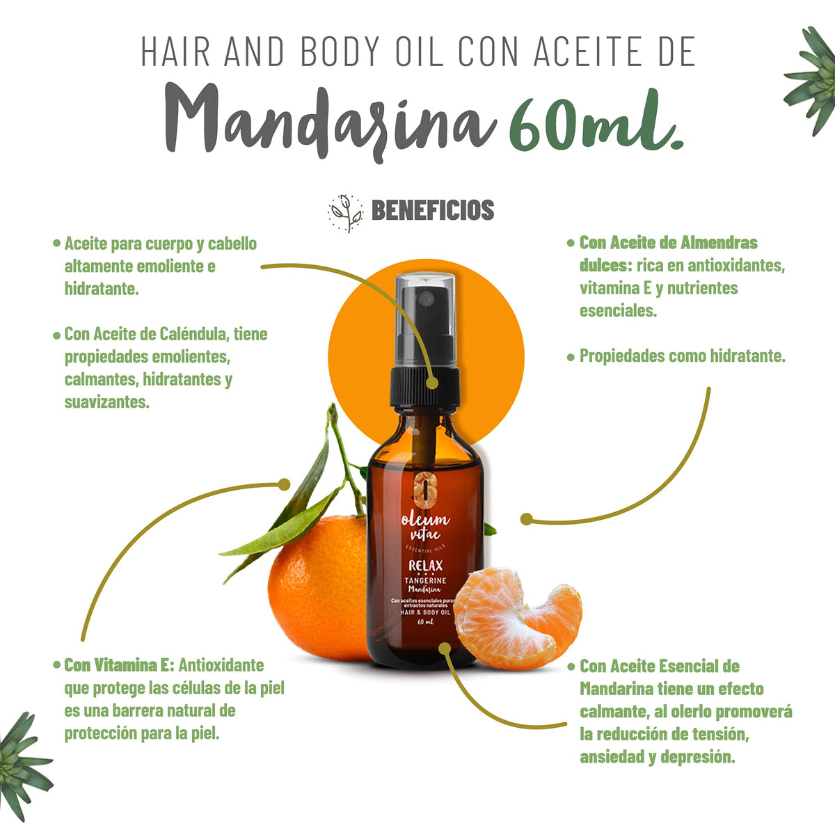 Kit Cuidado de la Piel Oleum Vitae Mandarina Hidratación Profunda