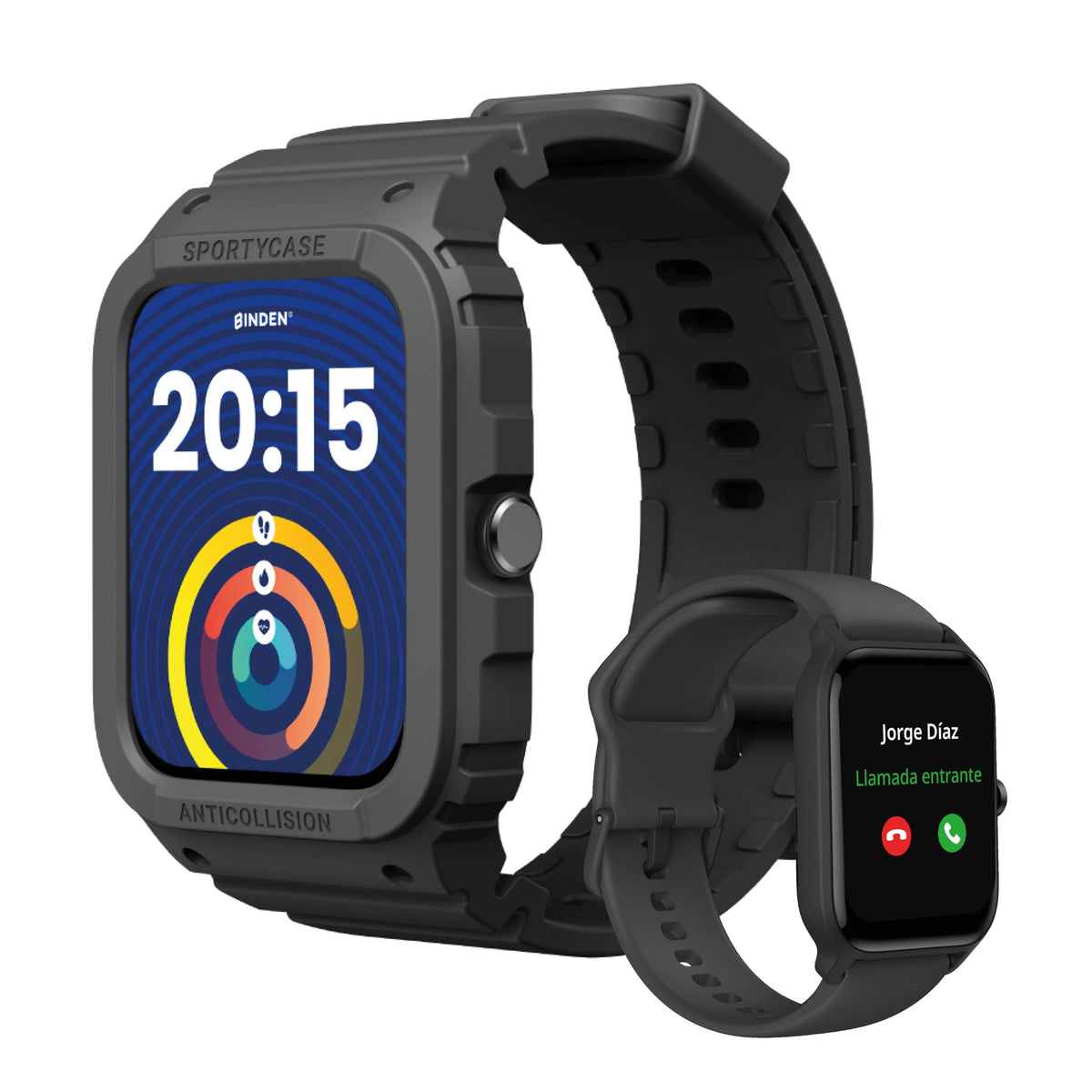 Smartwatch BINDEN ERA XTream X1 Negro con Llamadas y Alexa Integrado para Hombre