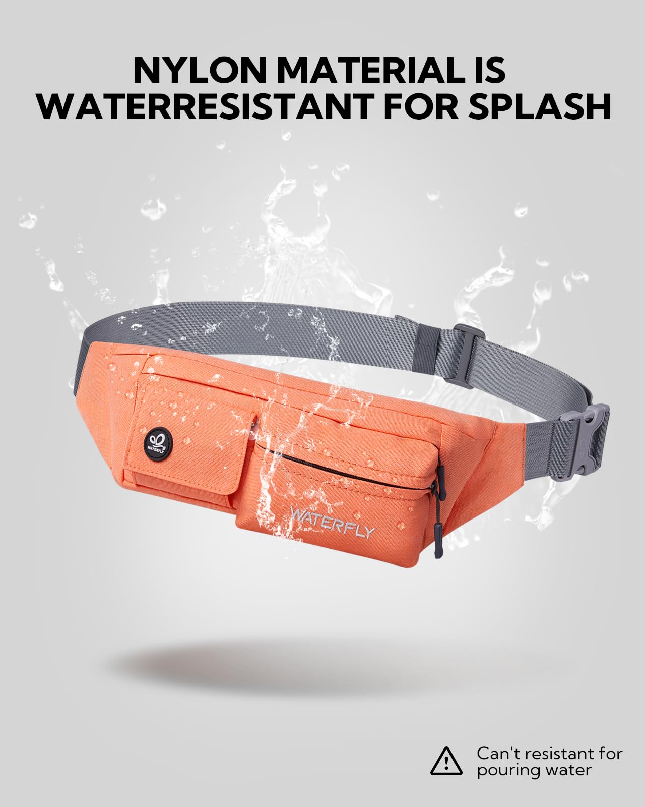 Riñonera Pequeña WATERFLY Azul Resistente al Agua para Hombre y Mujer
