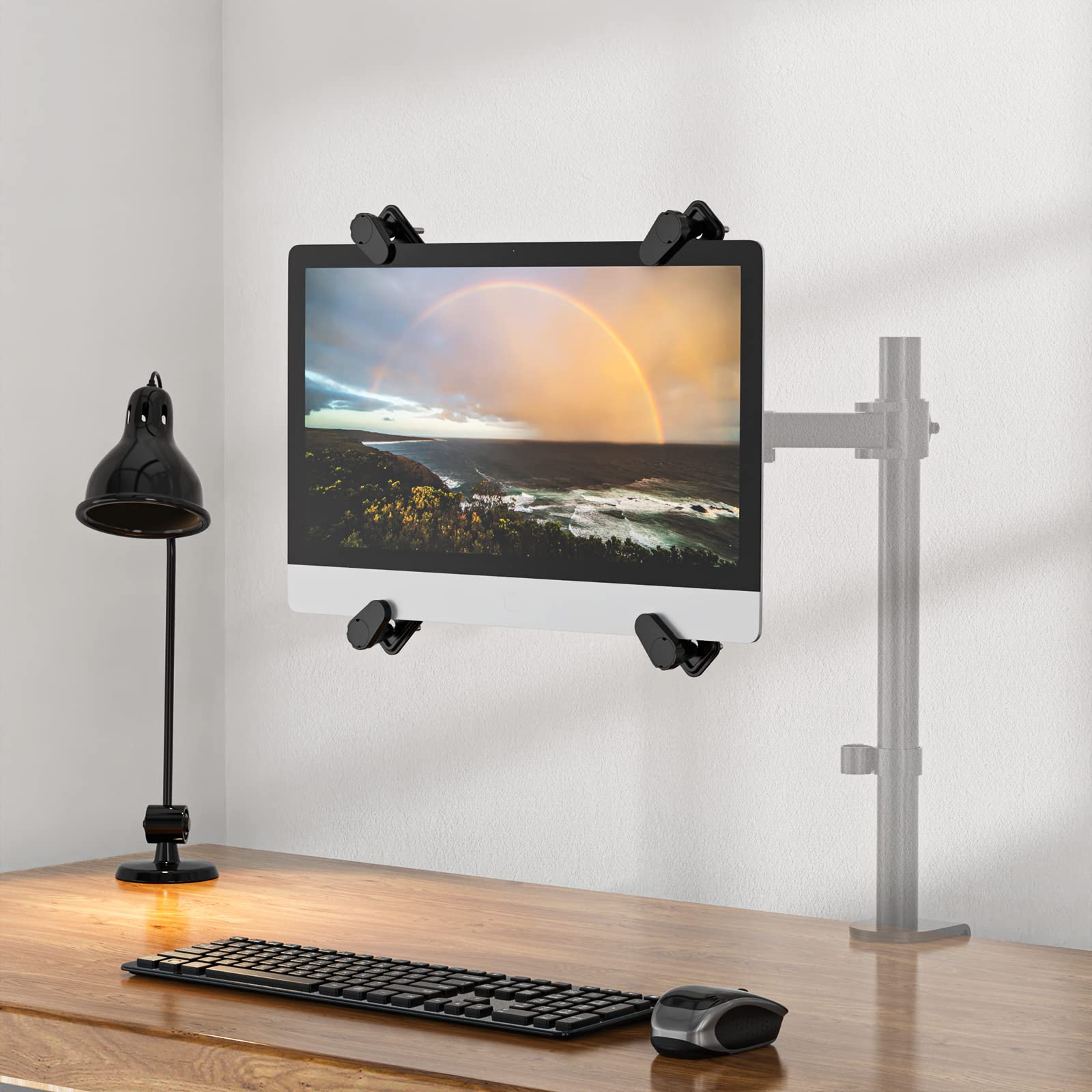Adaptador VESA Monitor WALI 13 a 27 Pulgadas 8 kg Montaje 75 x 75 mm y 100 x 100 mm