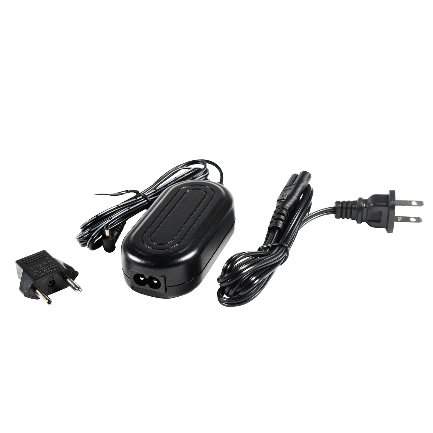 HQRP Adaptador de CA compatible con JVC AP-V10U AP-V11U AP-V12U AP-V13U GR-D22 GR-D30 GR-D31 GR-D70 GR-DV500 GR-DV800 GR-DV801 GR-DVL120 GR-DVL210 GR-GR-GR-DVDVDVDV2200Fuente de alimentación para videocámara + adaptador de enchufe europeo