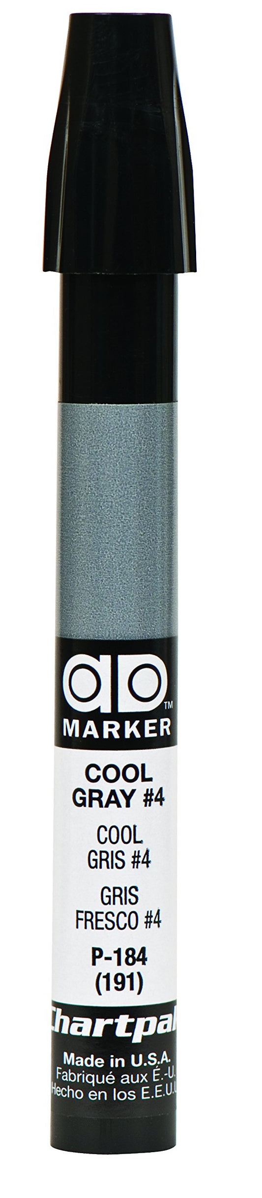 Chartpak AD marcador, 1 unidad., Cool Gray 4
