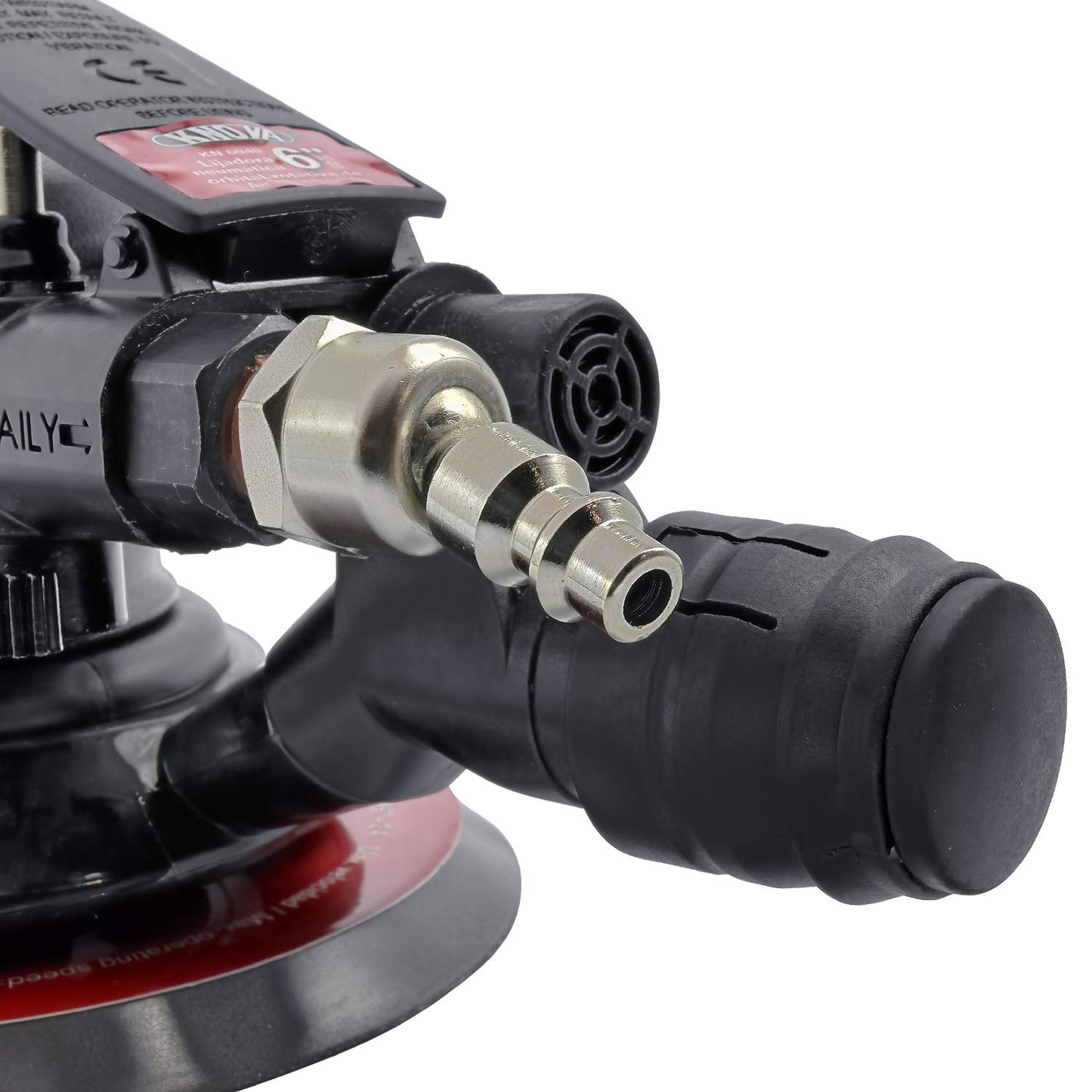 Knova Lijadora Neumática Orbital Rotativa 6" 10,000 R.P.M. 90 PSI c/regulador de velocidades (Lijadora neumática orbital)