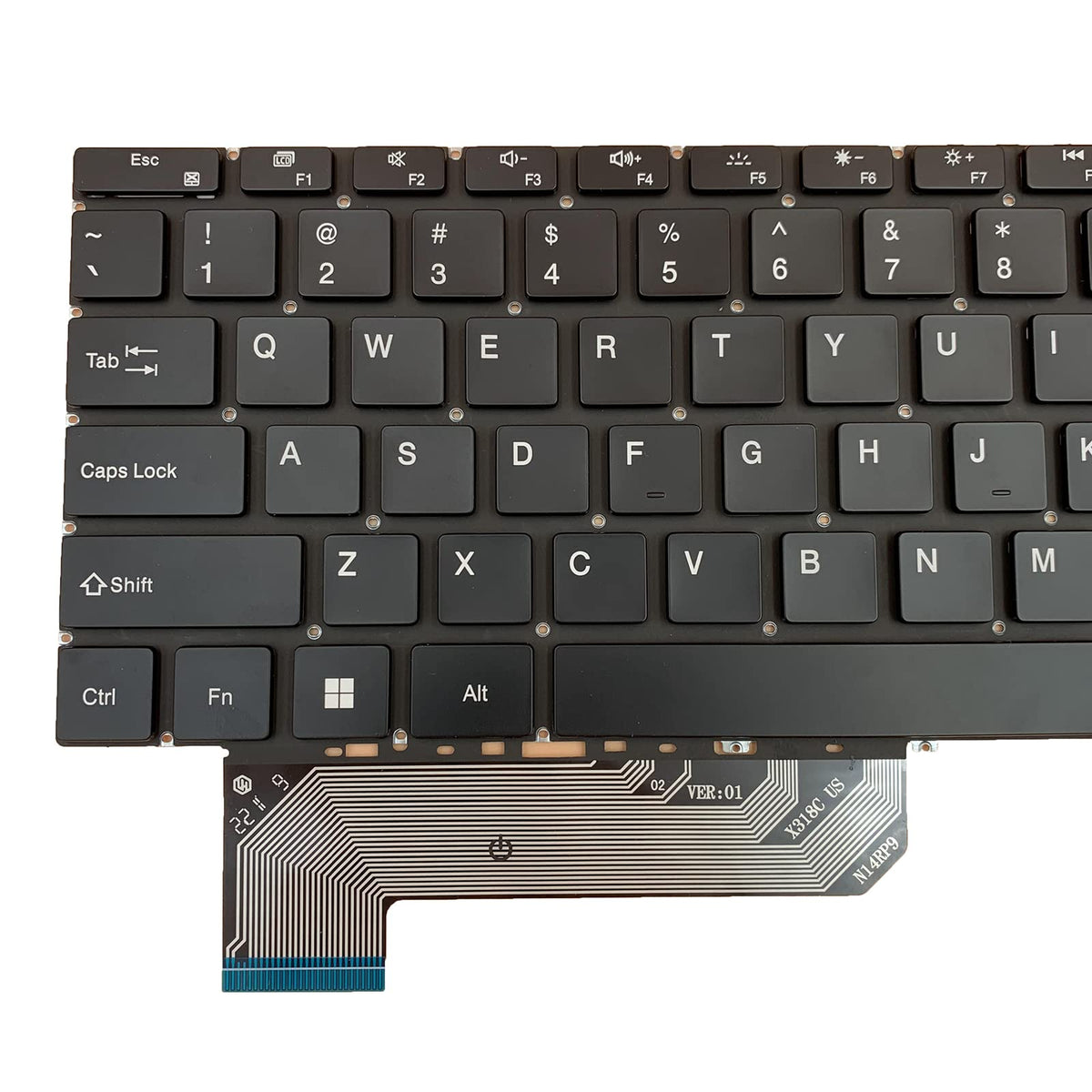 Teclado Portátil Siakoocty Retroiluminado Repuesto Gateway Ultra Delgado