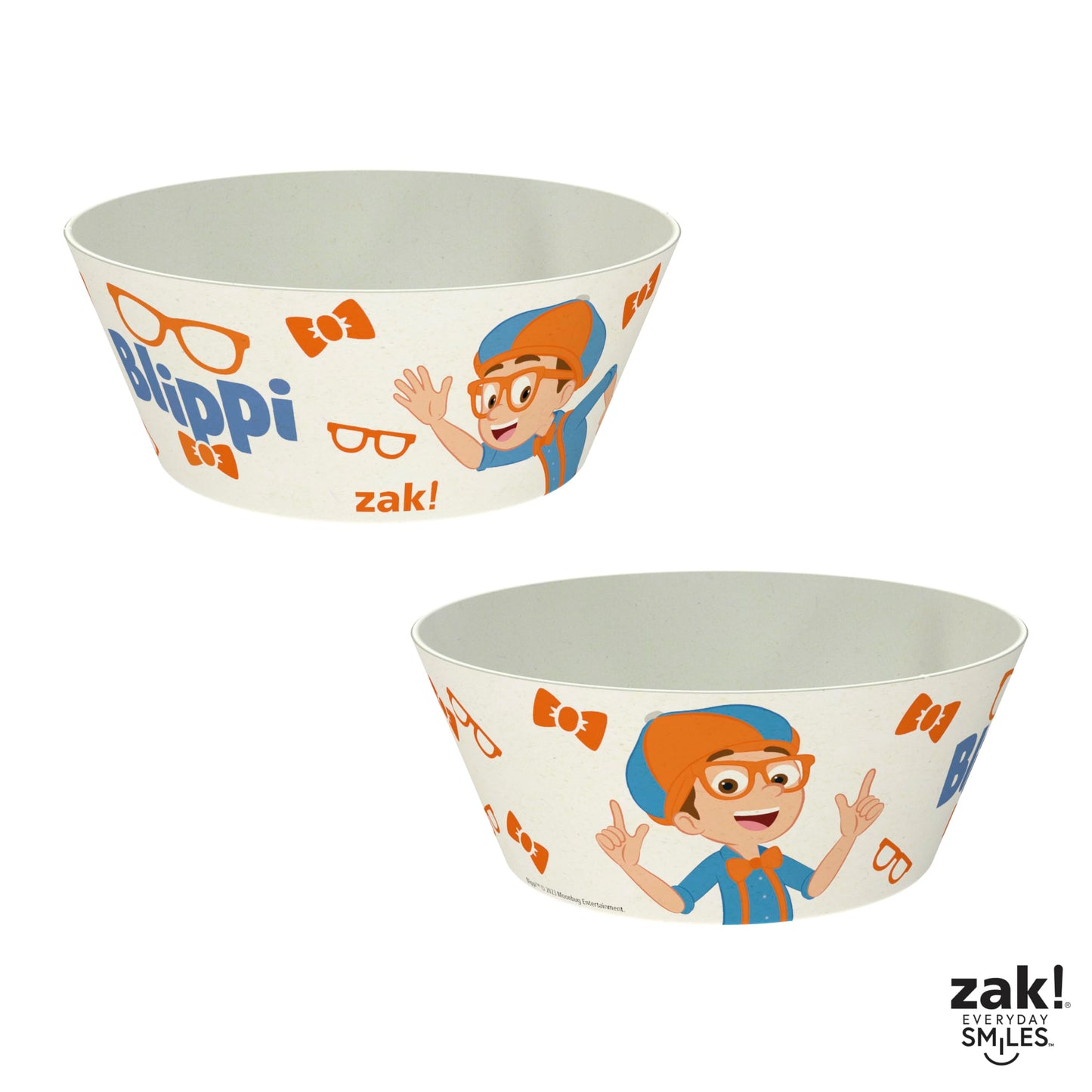 Juego de Vajilla Zak Designs Blippi Bambú Melamina Duradero para Niños