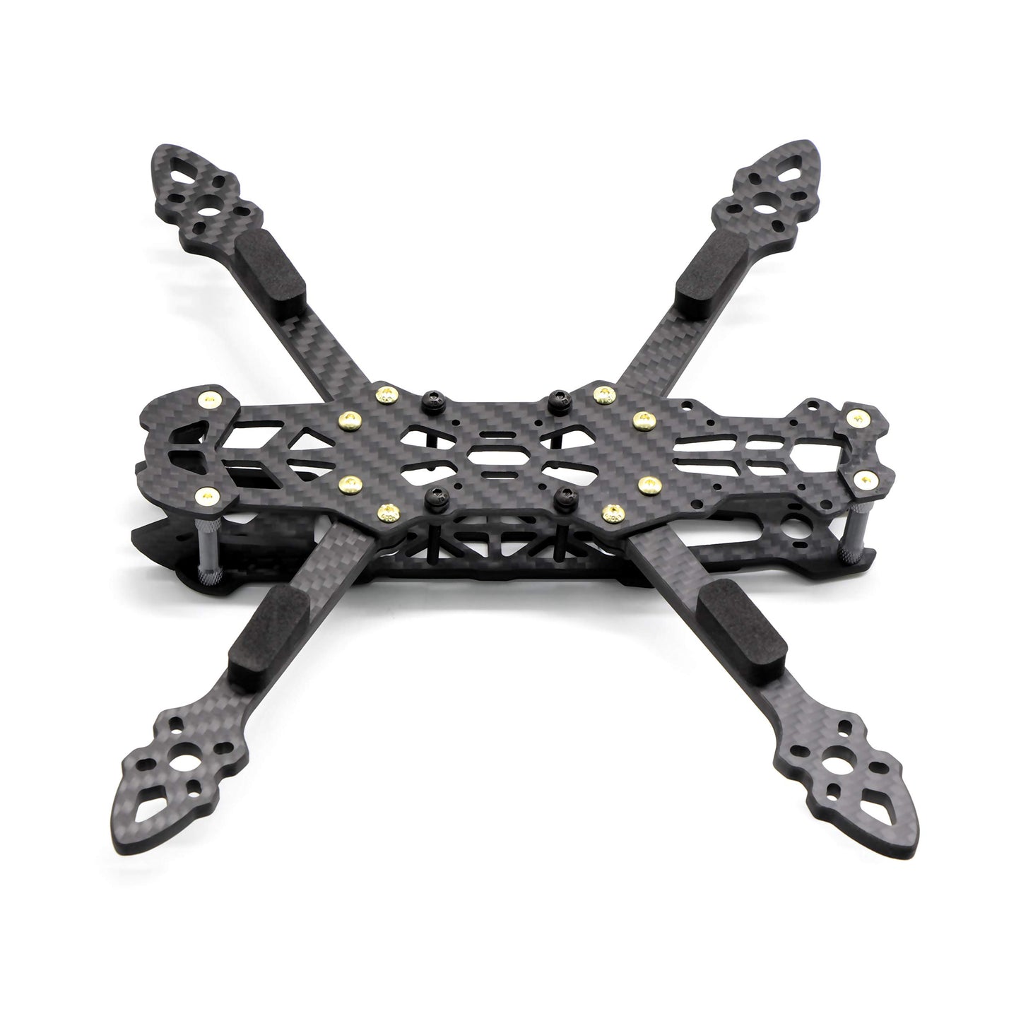 FPVDrone FPV Racing Drone - Marco de fibra de carbono de 5 pulgadas Quadcopter Freestyle Frame Kit con correa de batería Lipo