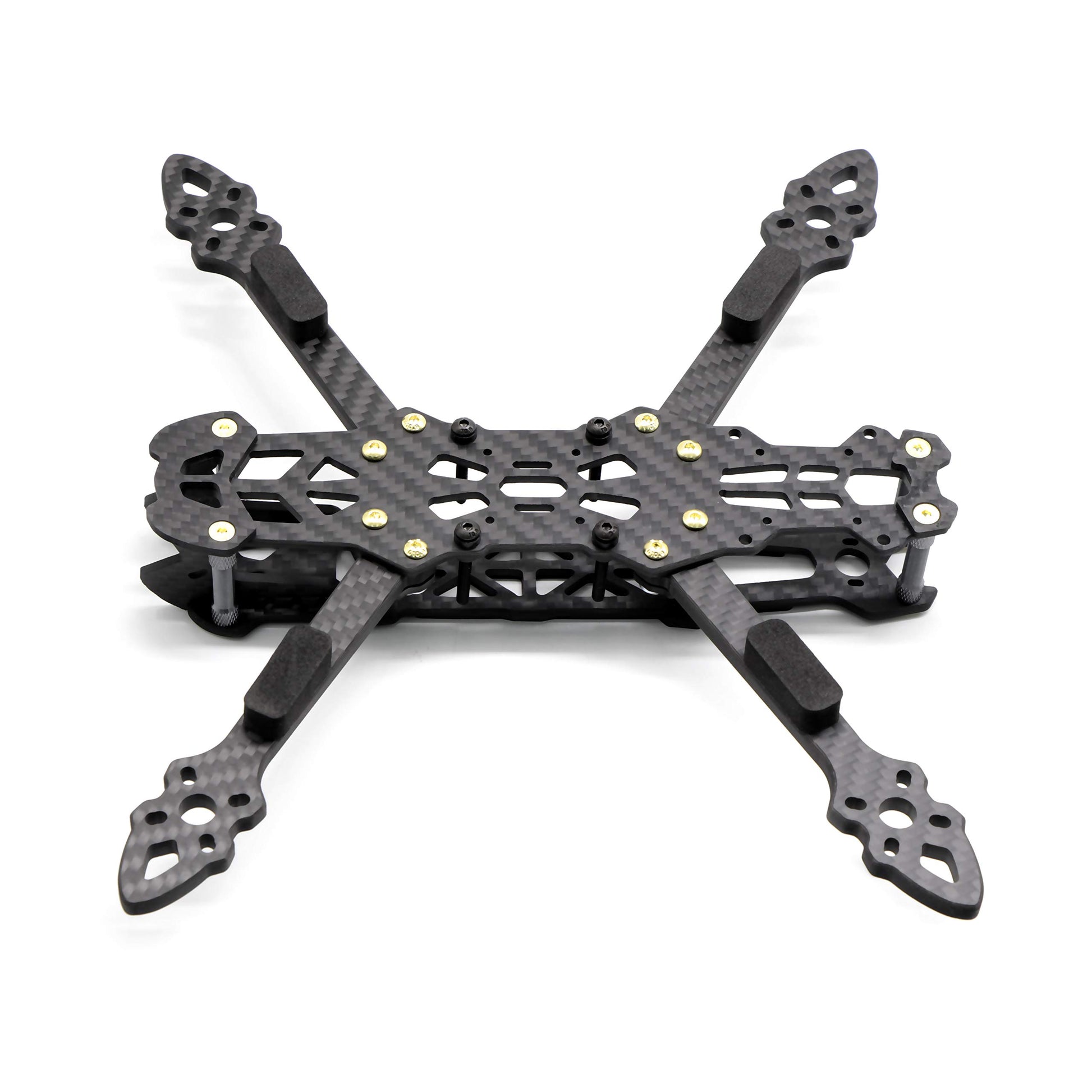 FPVDrone FPV Racing Drone - Marco de fibra de carbono de 5 pulgadas Quadcopter Freestyle Frame Kit con correa de batería Lipo
