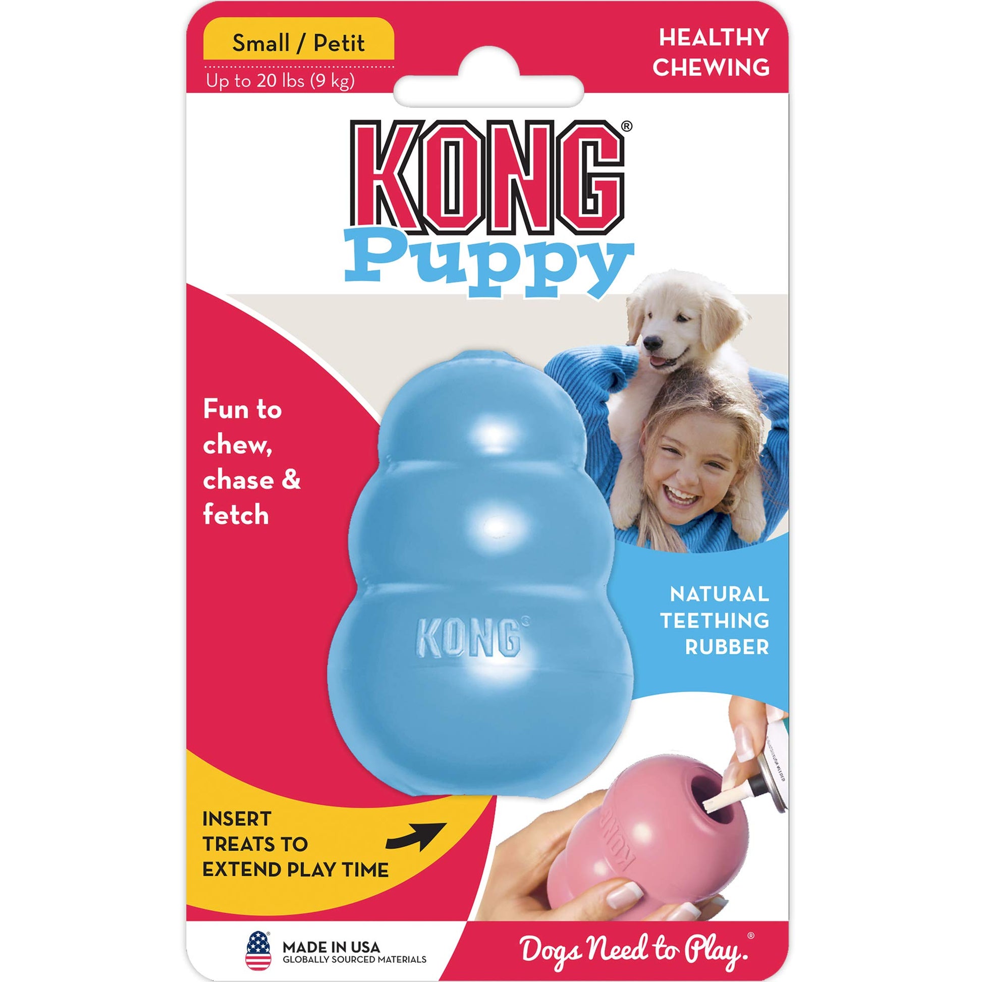 Kong Juguete para Cachorros, extra pequeño (El Color puede Variar)