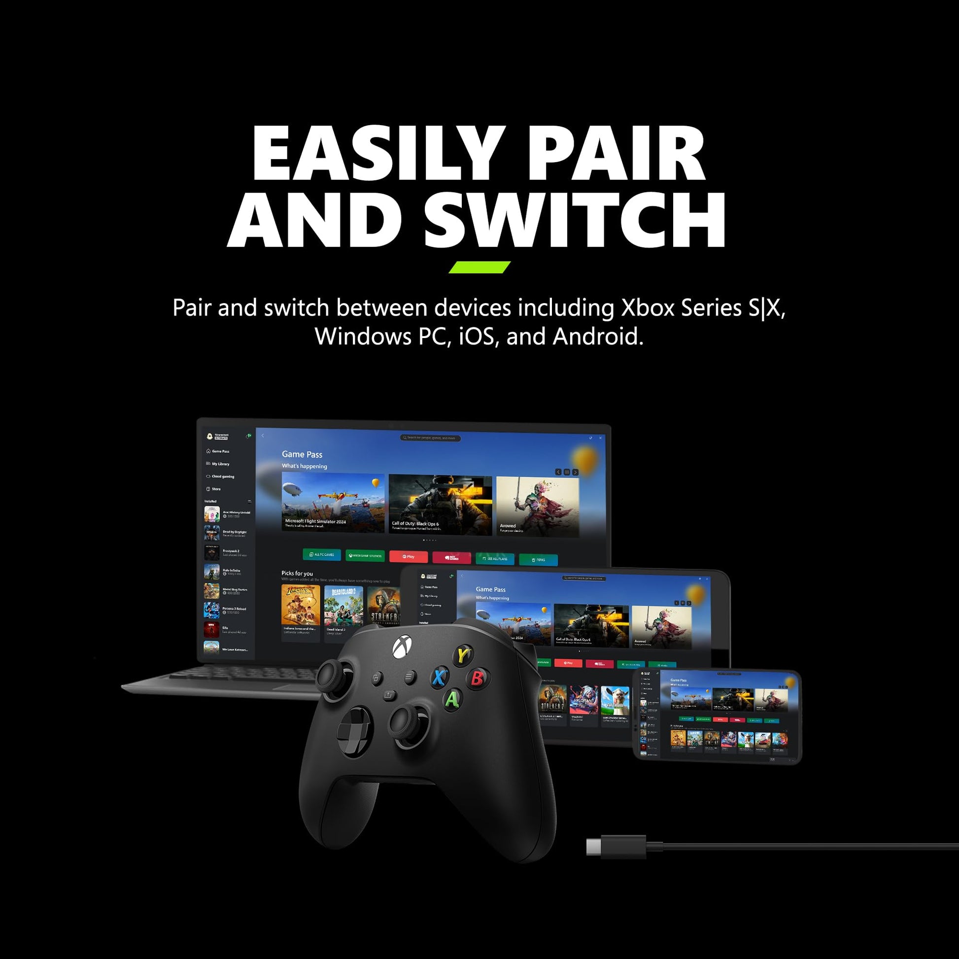 Control Inalámbrico Xbox + Cable USB-C - Standard Edition