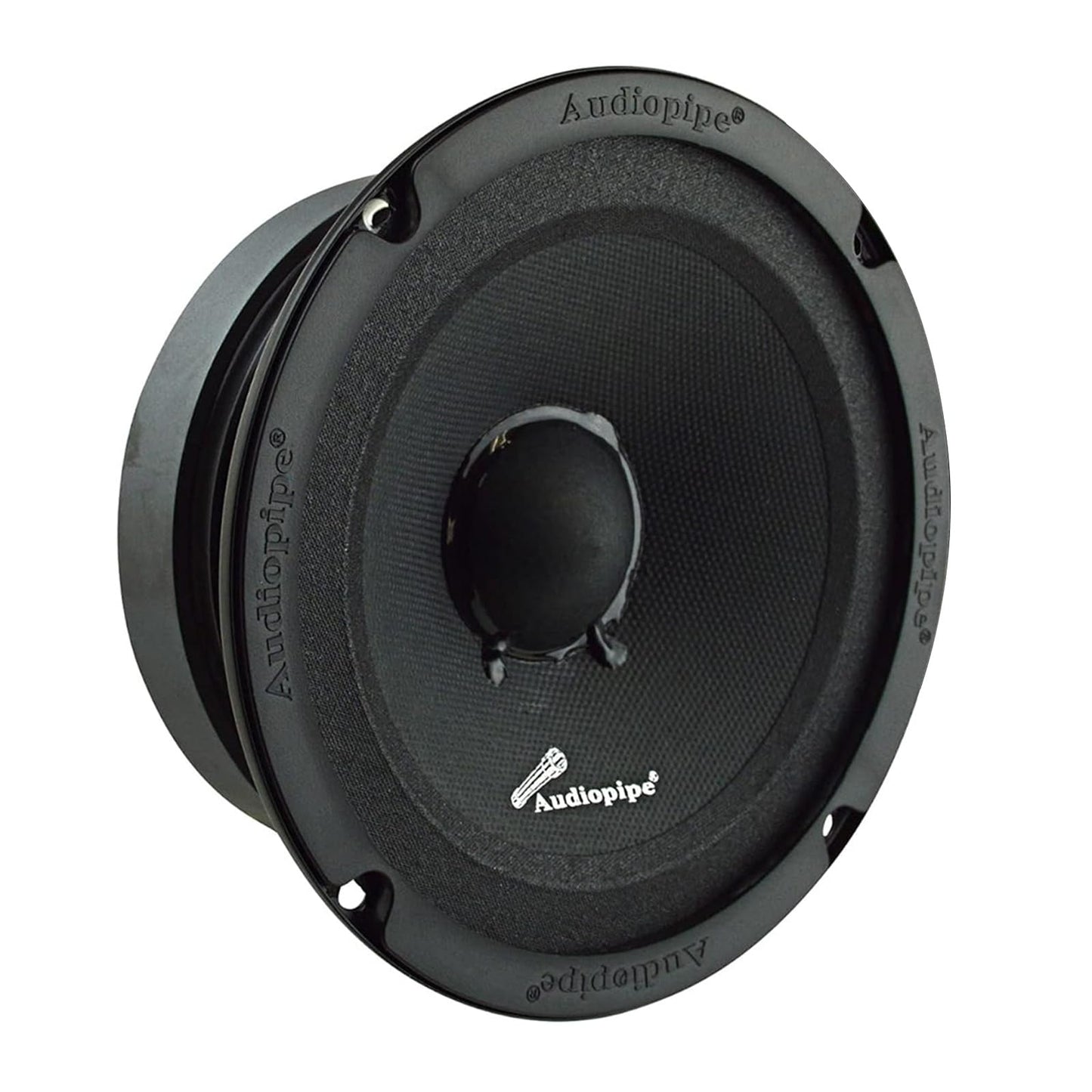 Audiopipe Altavoz de baja frecuencia media de 6 pulgadas (APMB-638SB-D), 300 vatios, cesta de acero sellada trasera, bobina de voz KSV de 1.5 pulgadas, imán de 42 onzas, 8 ohmios