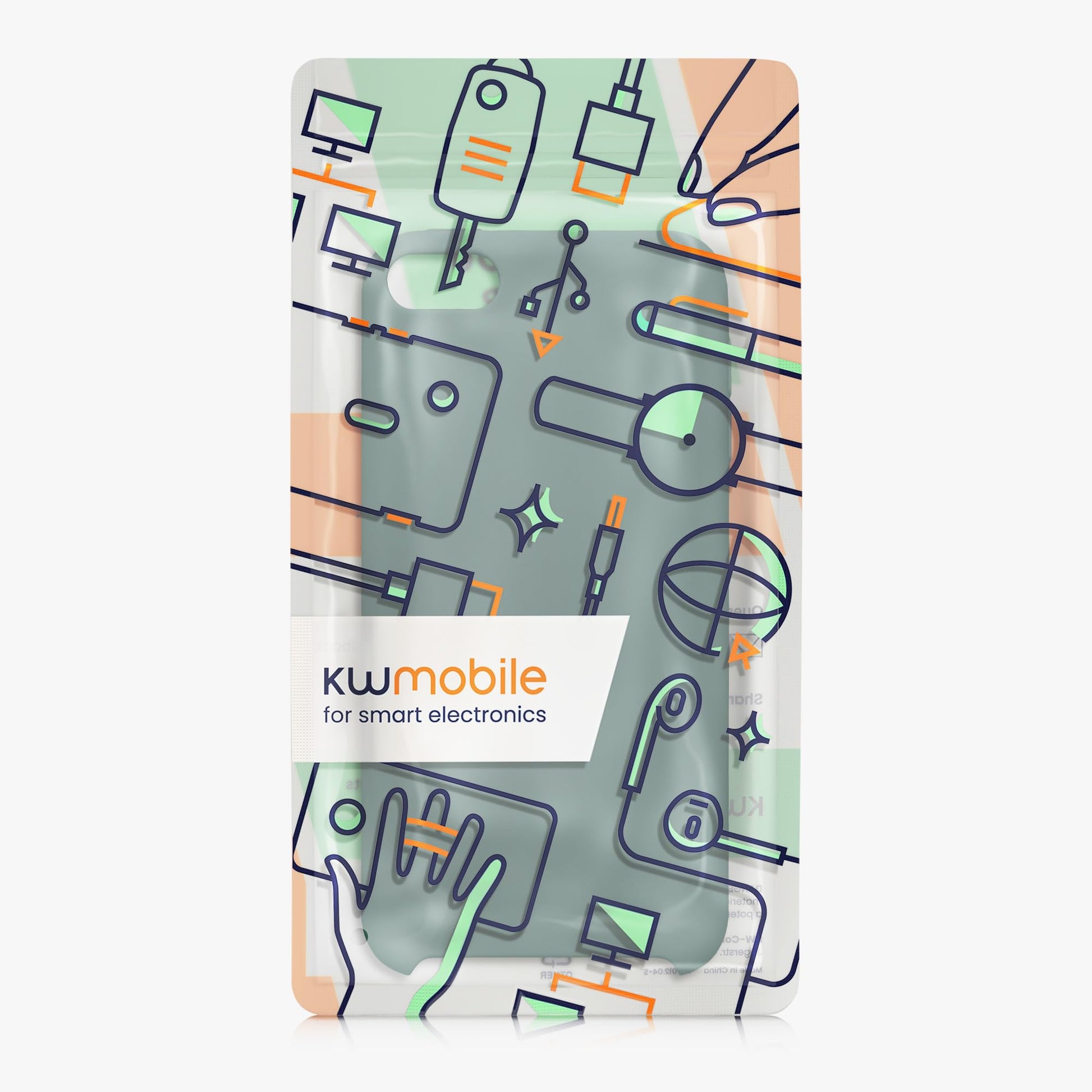 kwmobile Carcasa Compatible con Apple iPod Touch 6G / 7G (6a y 7a generación) - Funda Protectora de Silicona - Case Trasero en Verde Bosque