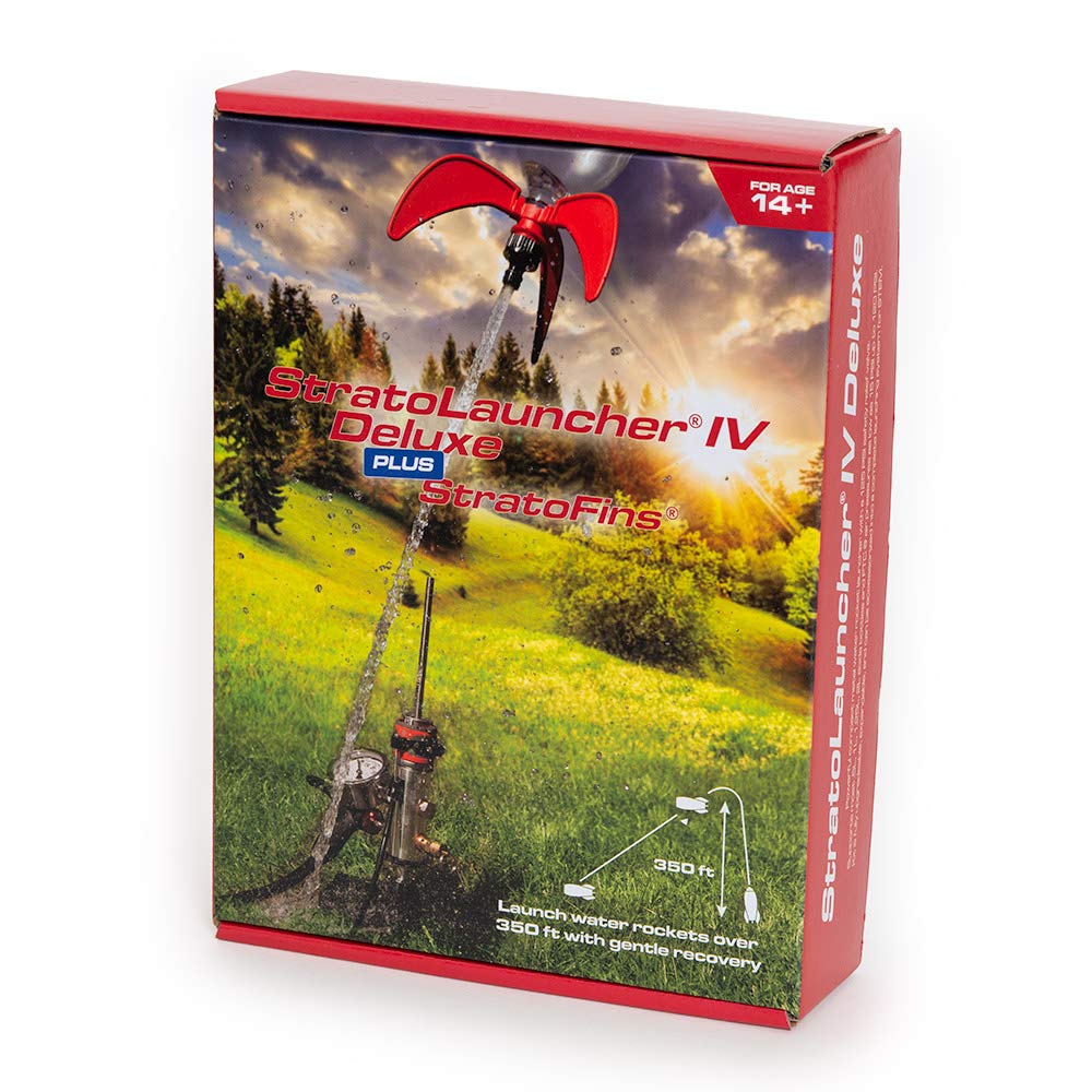 Lanzador de Cohetes de Agua Relationshipware StratoLauncher IV Deluxe con Kit StratoFins