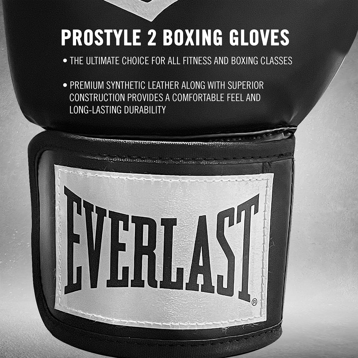 Guantes de Boxeo Everlast Prostyle 2 Ajuste de Velcro muñeca Completa