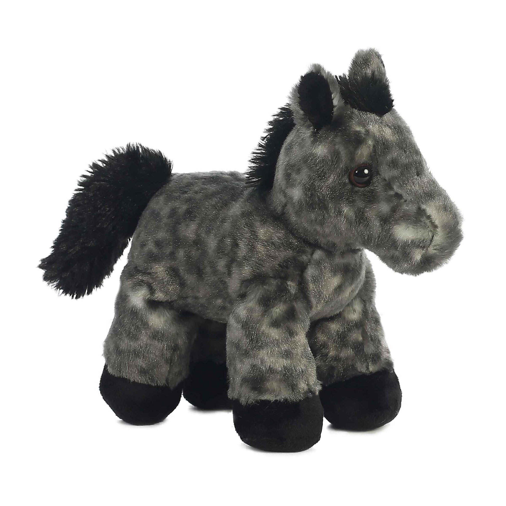 Peluche Mini Caballo Aurora Negro Coleccionable