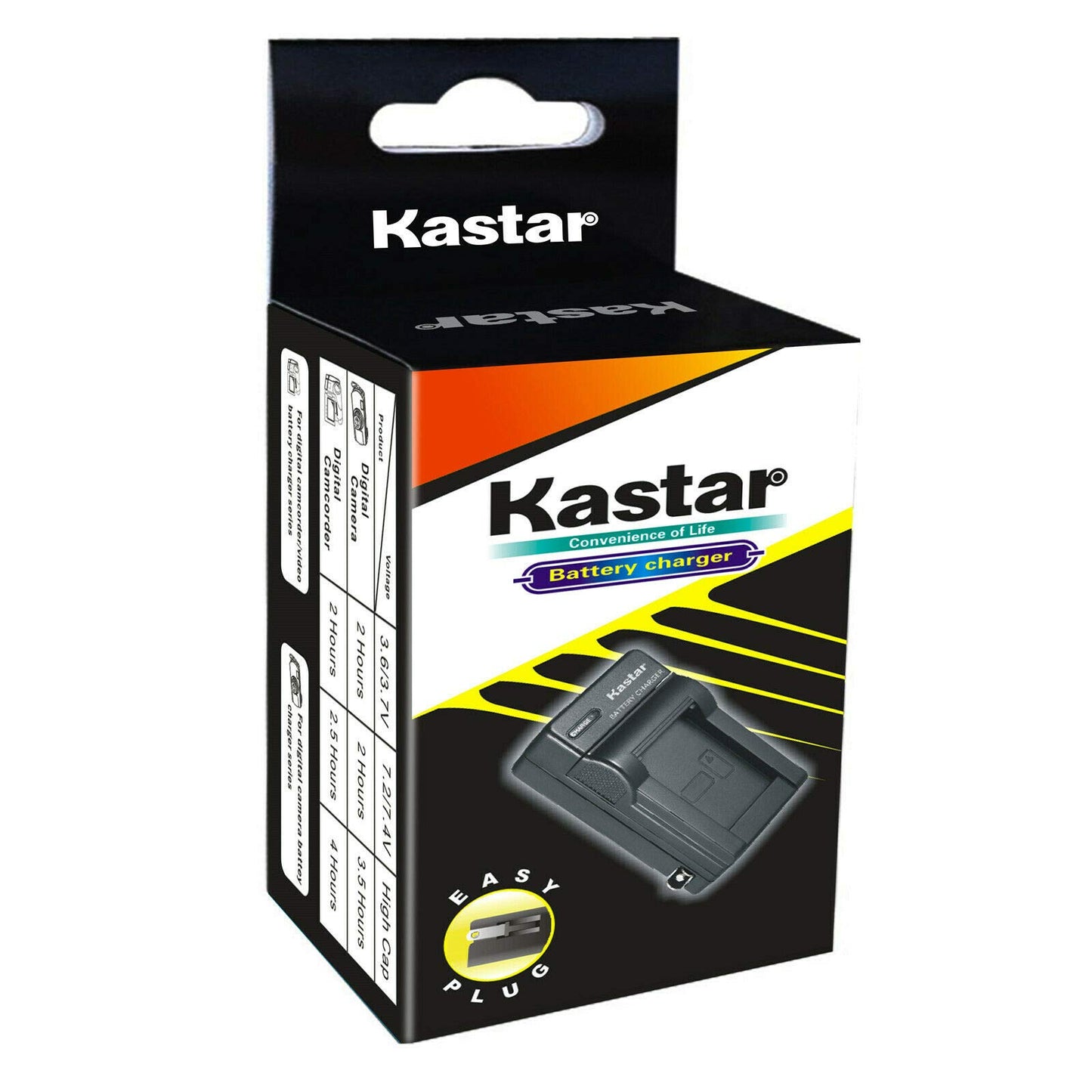 Kastar - Paquete de 2 baterías EN-EL19 y cargador de pared de CA de repuesto para Nikon Coolpix W100, Coolpix W150, Coolpix S100, Coolpix S2500, Coolpix S2550, Coolpix S2600, Coolpix S2700, Coolpix