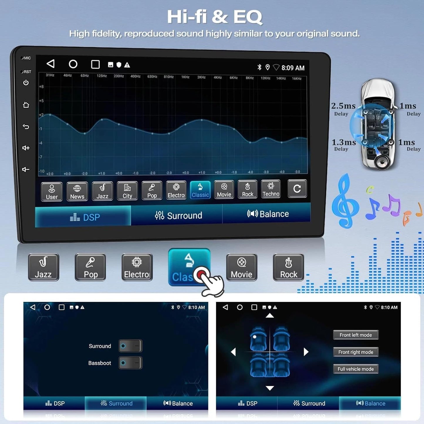 4+64 GB Android 15 8 núcleos para Chevy Express Radio 2003-2006 con visualización táctil inalámbrica Apple Carplay Android Auto 7 pulgadas estéreo de coche con cámara de respaldo gratuita, navegación