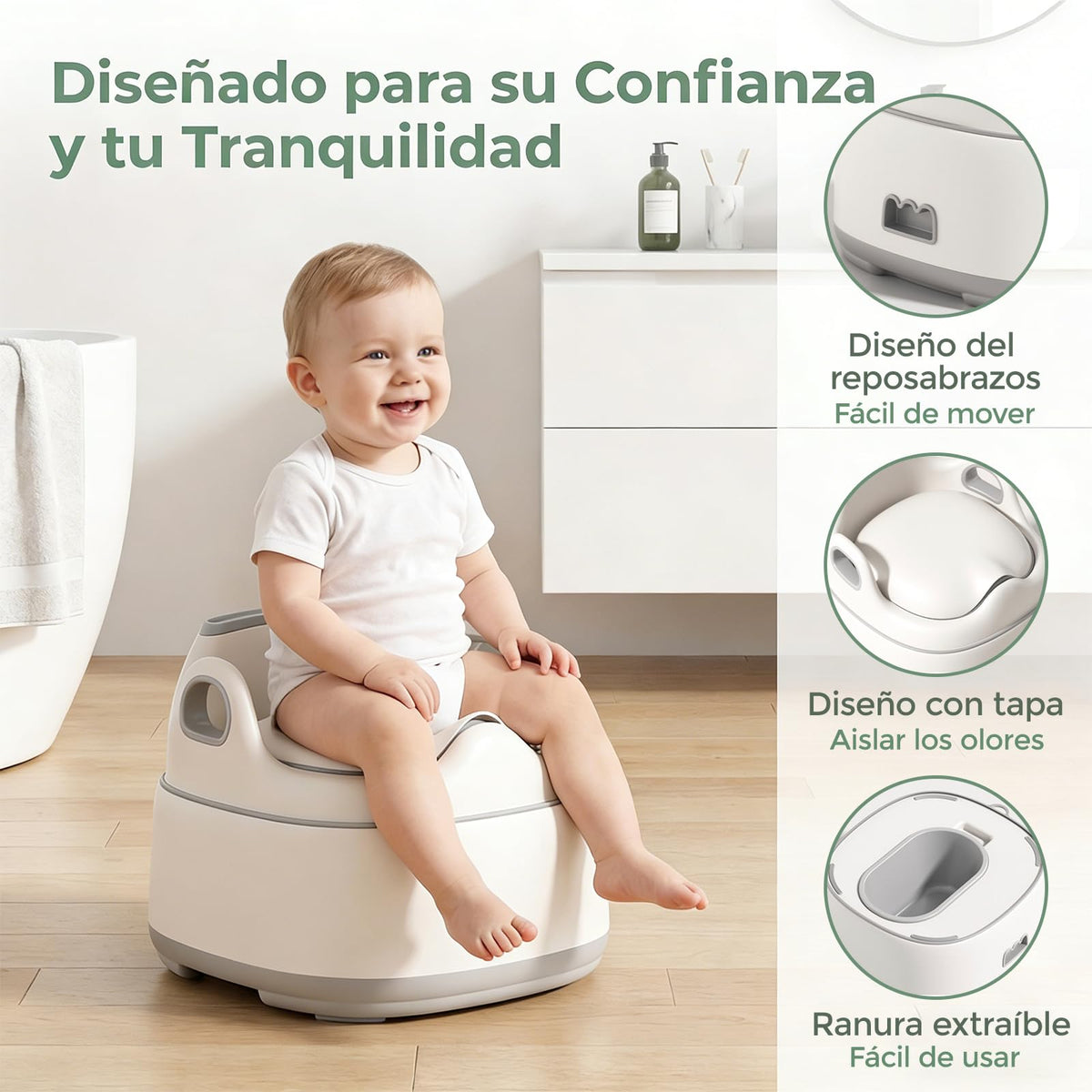 Bañito entrenador niño, Basinicas entrenadoras niños