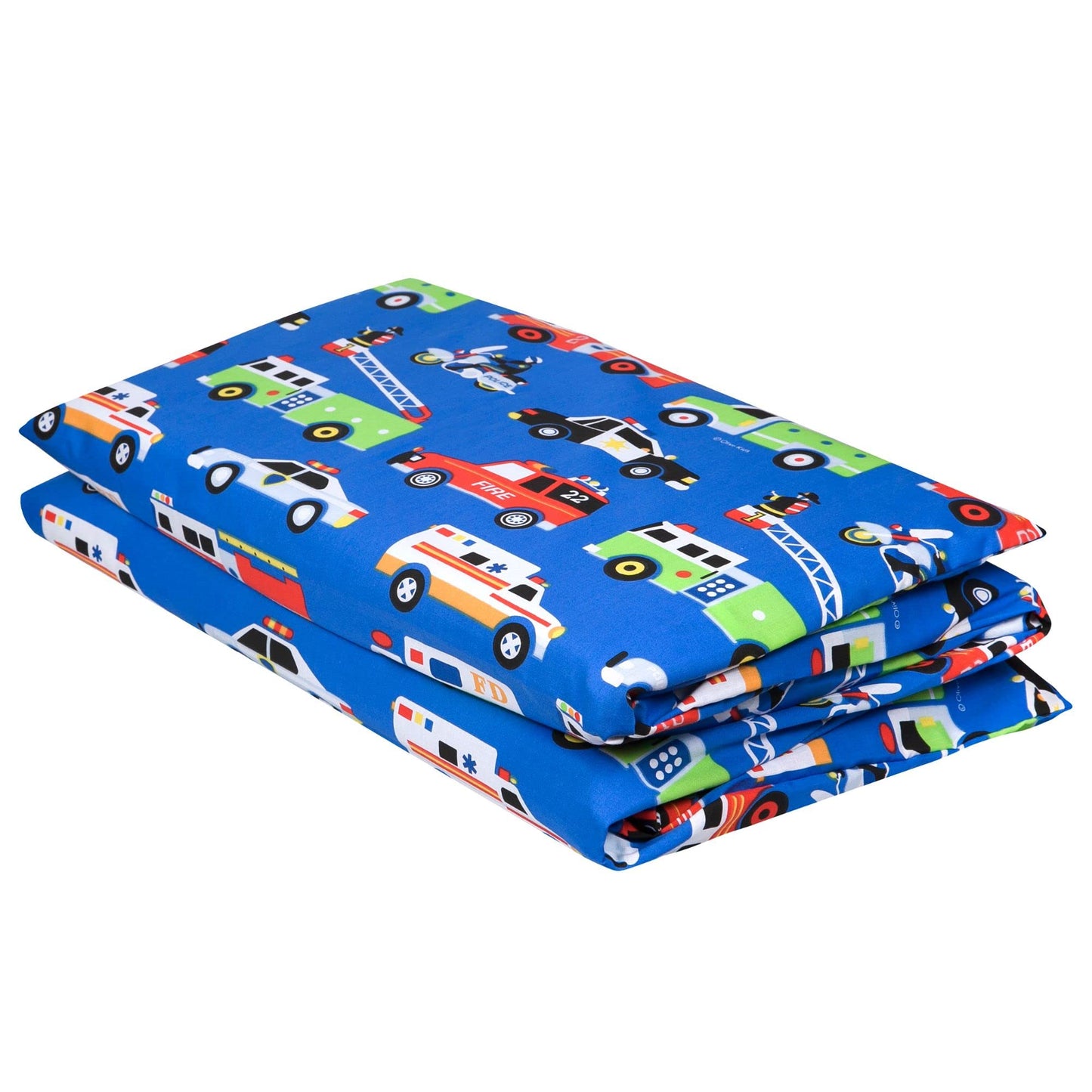 Wildkin - Funda de algodón para Siesta para niños, Suave, Cosida en Solapa, Duradera y se Adapta a Alfombrillas de Vinilo de 1.5 Pulgadas, héroes
