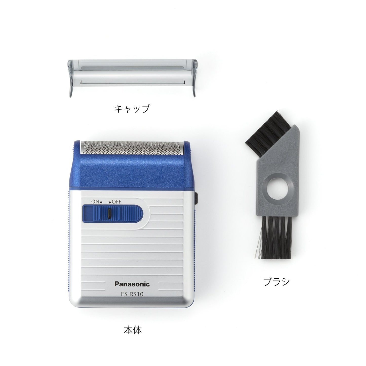 Panasonic Men's Shaver for Traveller ES-RS10-A Blue DC3V (2 x AA Alkaline) (Japan Model)