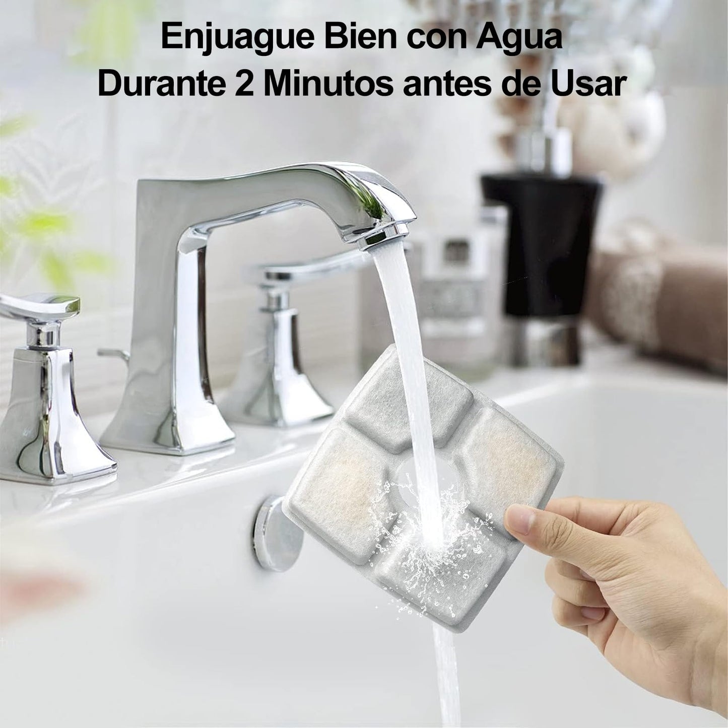 Filtros para Fuente de Gatos Rispetit Blanco con Resina y Carbón Activo