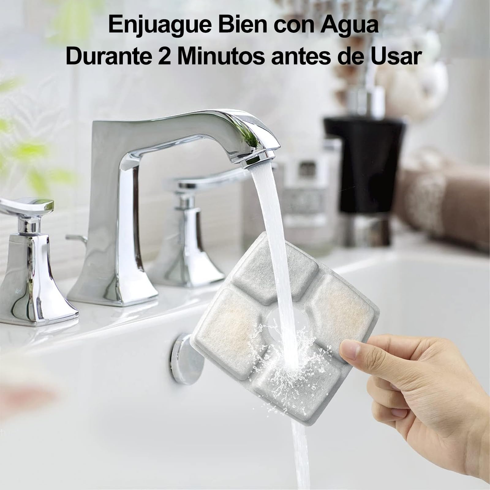 Filtros para Fuente de Gatos Rispetit Blanco con Resina y Carbón Activo