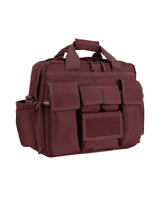 LAPG Bolsa de campaña Jumbo para equipo de supervivencia, múltiples bolsillos, bolsa multifuncional para equipo de senderismo, Granate, 20" x 15" x 11"