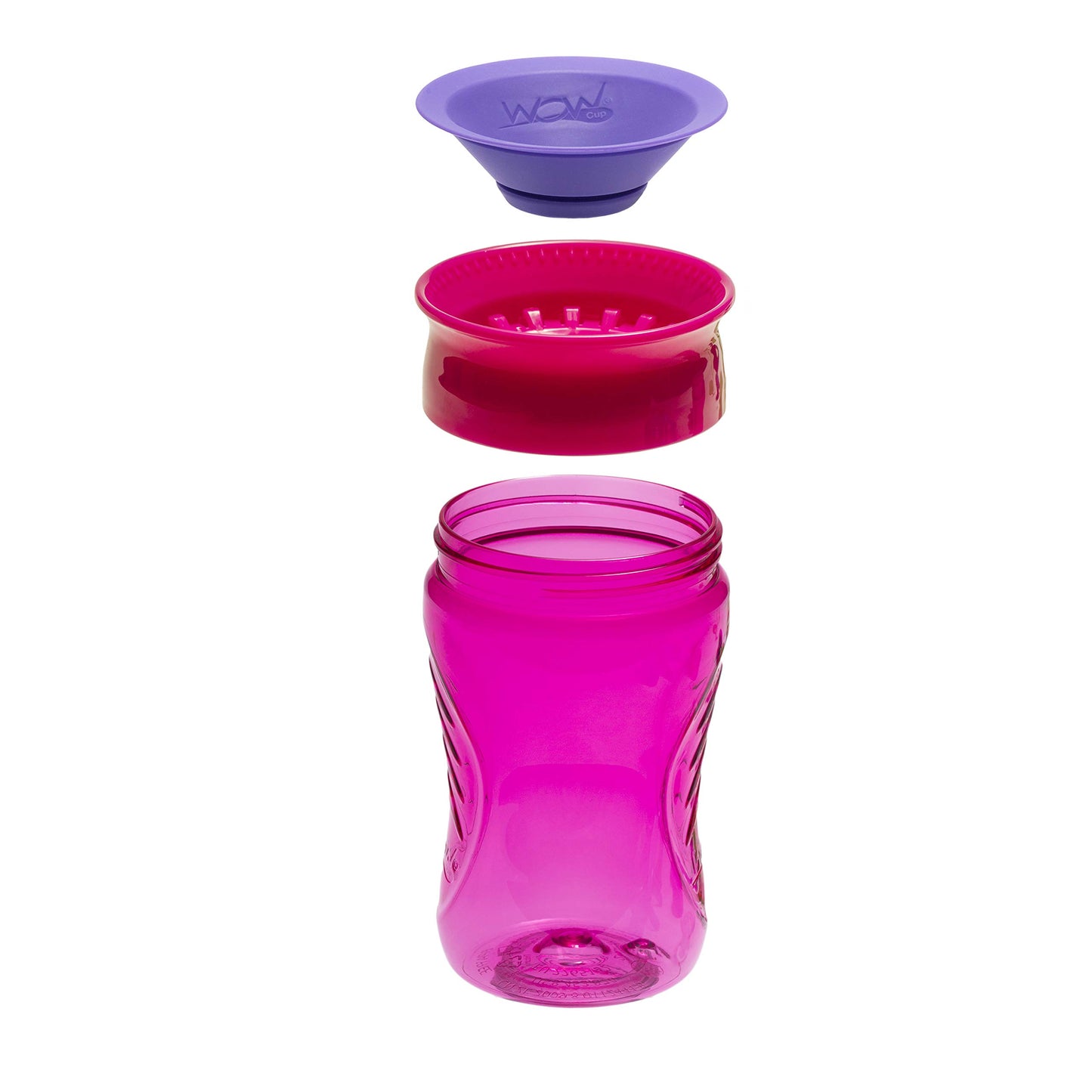 (Pink) - Wow Cup for Kids - New TRITAN (Pink) 360 Spill Free Cup
