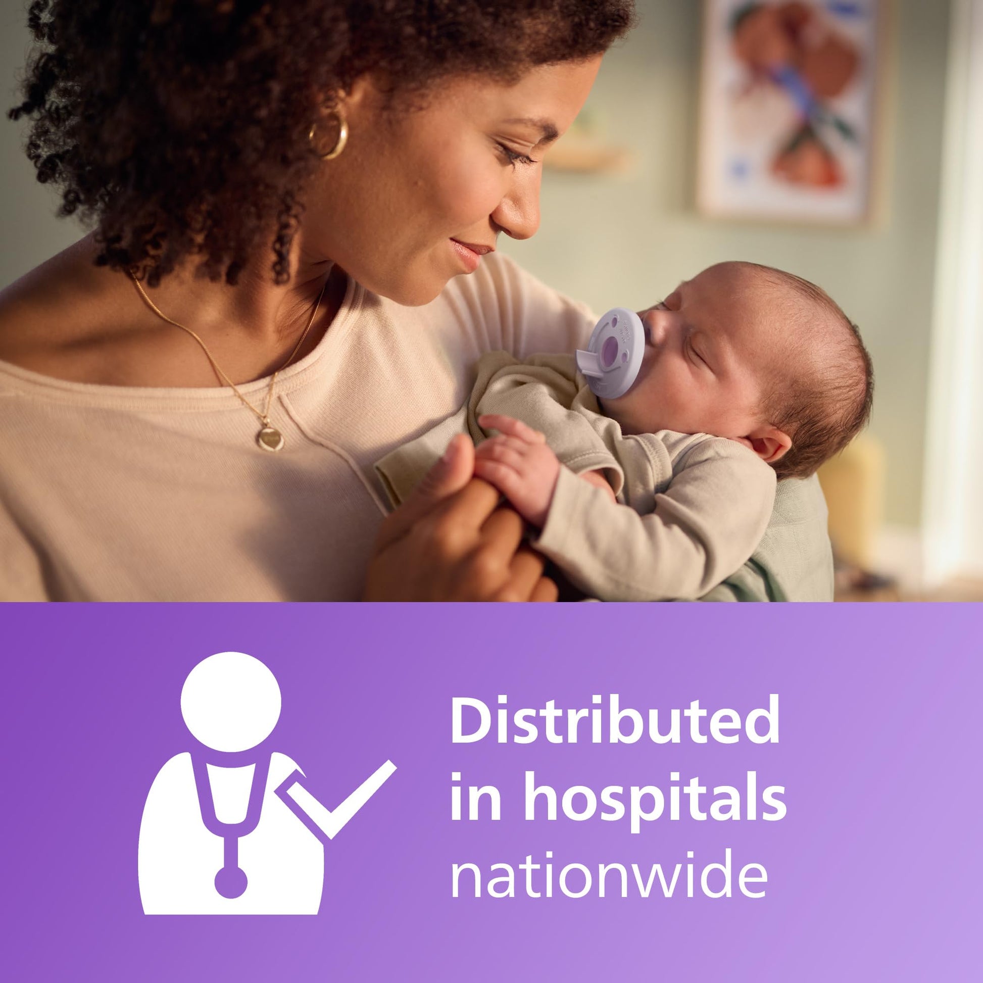 Chupete Philips Avent Lila Fresco Rosa Pastel para Bebés 0-3 Meses