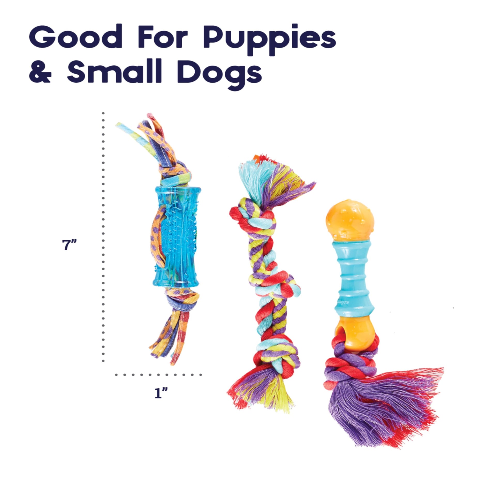 Pack de Juguetes Dentales para Mascotas Petstages Mini