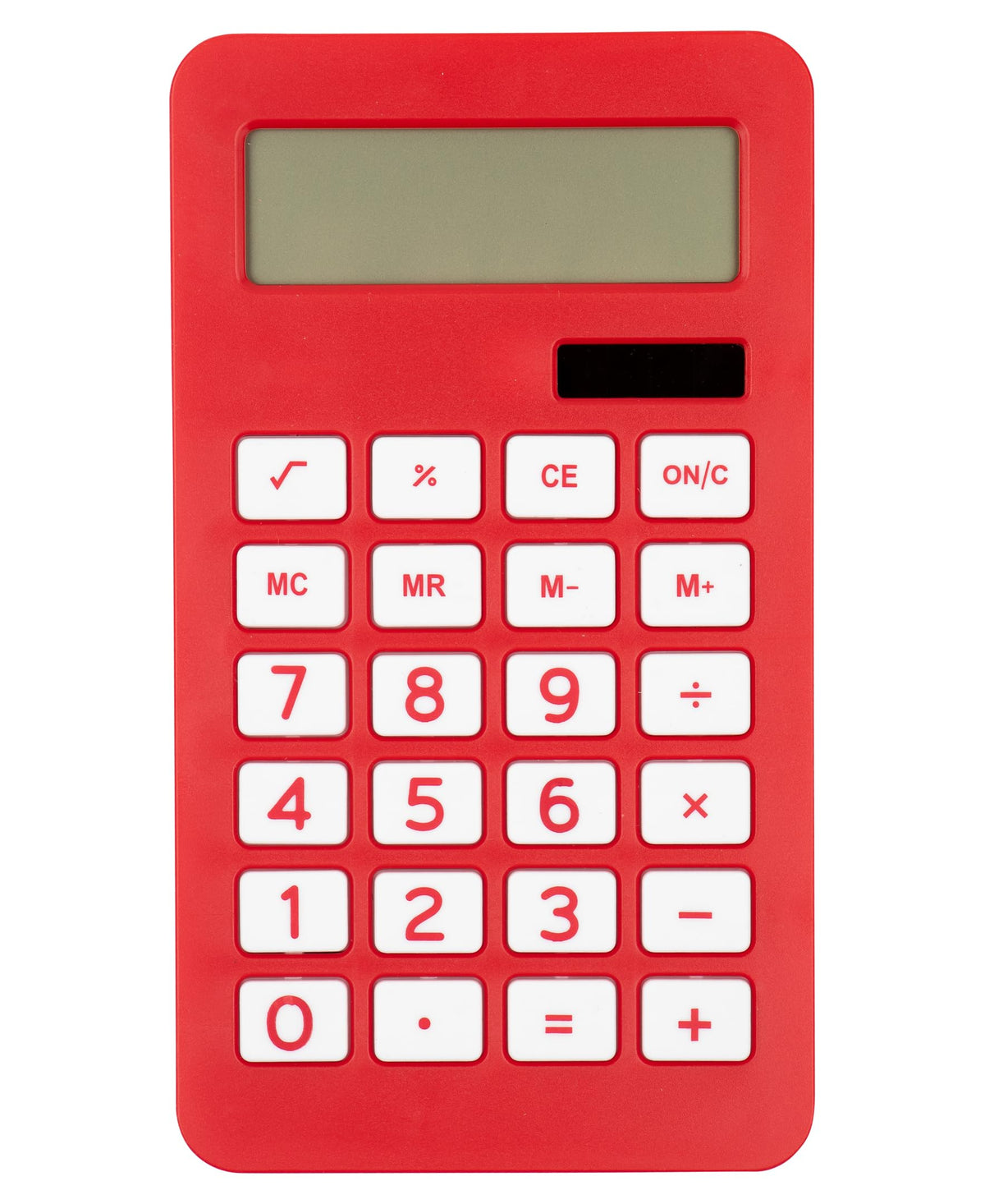 Calculadora JAM PAPER Rojo con Pantalla LCD de 10 Dígitos
