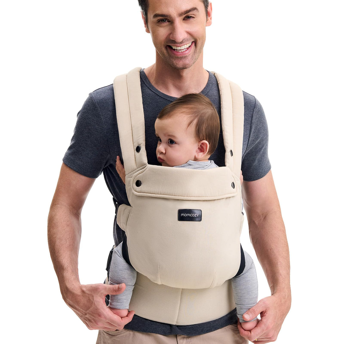 Momcozy Portabebés, Capacidad de Peso de 3,2 kg a 20,4 kg