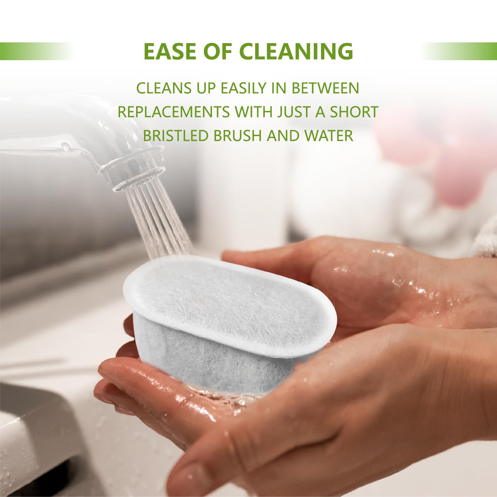 Filtros de Repuesto TOGGATH para Fuente de Agua para Gatos, Compatibles con W300 W300B W500, Automática, 64 oz/2 L, 78 oz/2.1 L y 122 oz/3.5 L, Paquete de 6