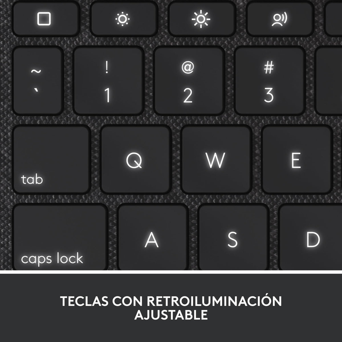 Funda con Teclado Extraíble Logitech Combo Touch Gris con Trackpad Preciso y Teclado Retroiluminado para iPad 10.° Generación
