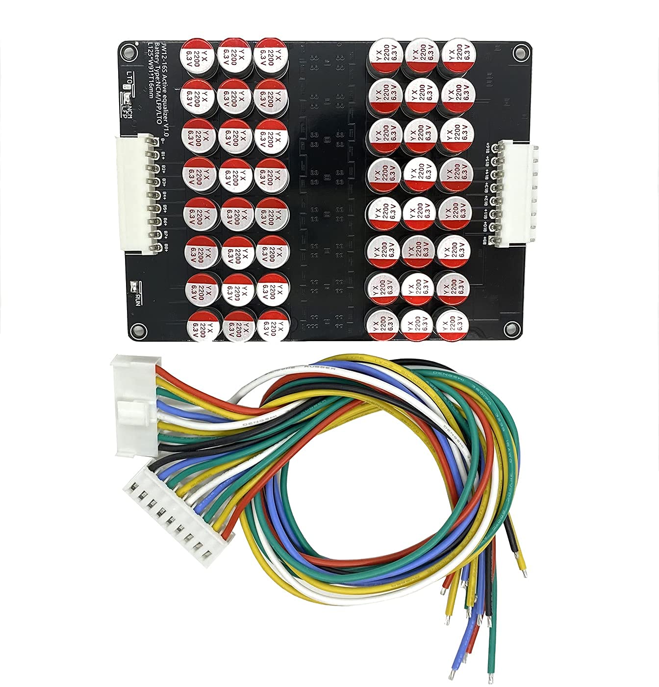 12S-16S 13S 14S 15S 5A Condensador Ecualizador Activo Balancer LFP Lifepo4 Lipo/Titanato LTO Batería Transferencia de Energía Módulo de Ecualización Activa Más Rápido Balance de Grupo Completo
