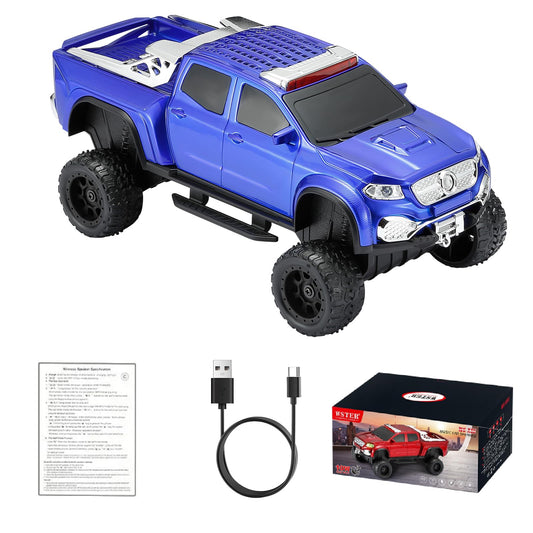 WSTER WS-X65 - Altavoz Bluetooth para camioneta todoterreno, color azul