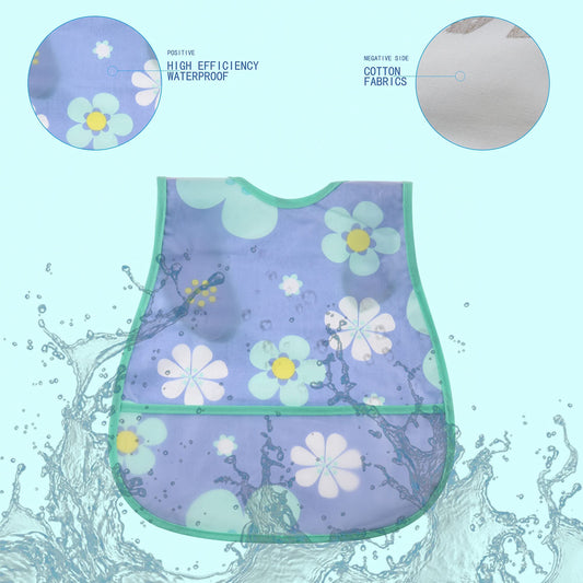 Babero Impermeable para Bebés Red con Bolcillo Catcher de Migas Watermelon