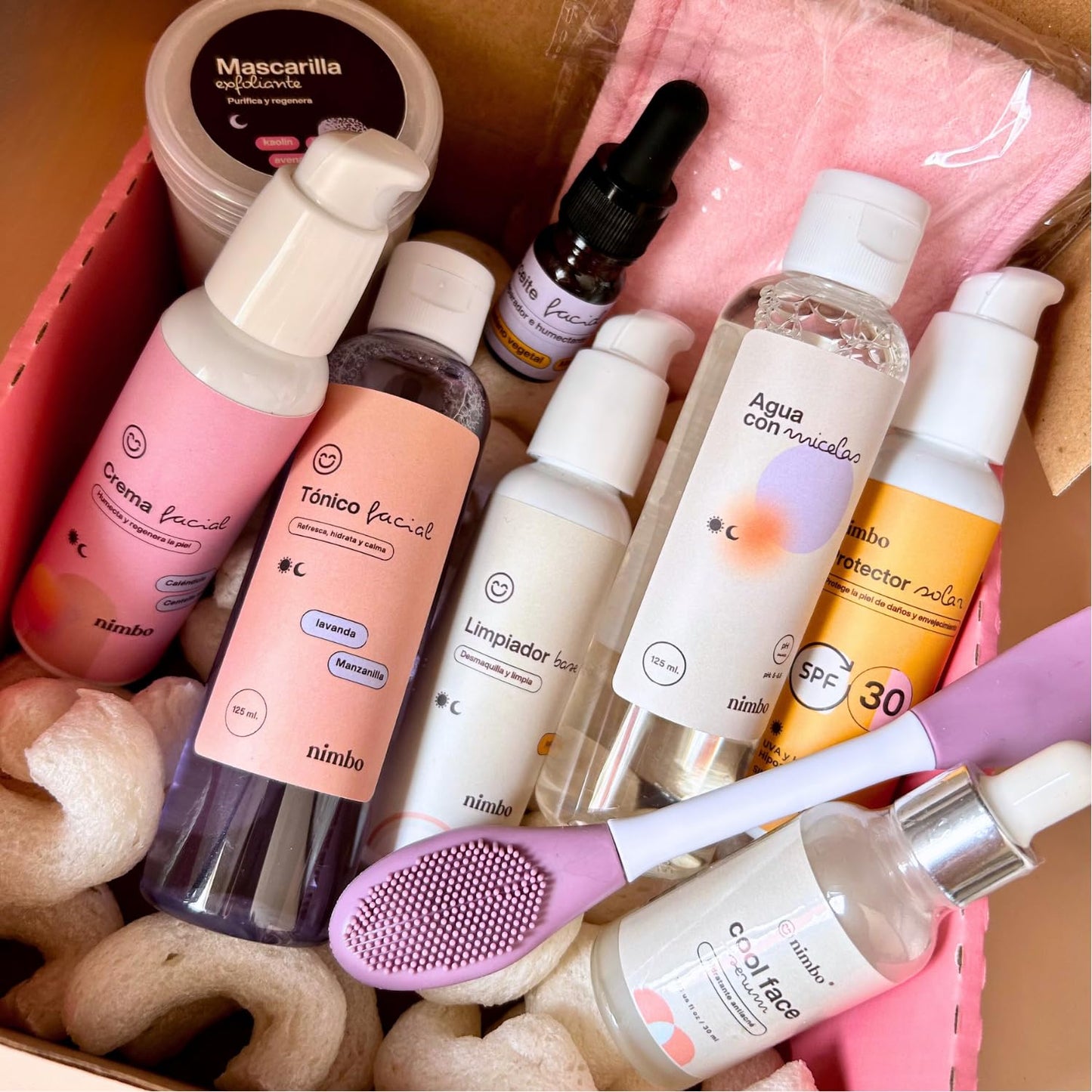 Kit de Skincare NIMBO Jojoba-Ginseng Lavanda para Pre-adolescentes y Adolescentes