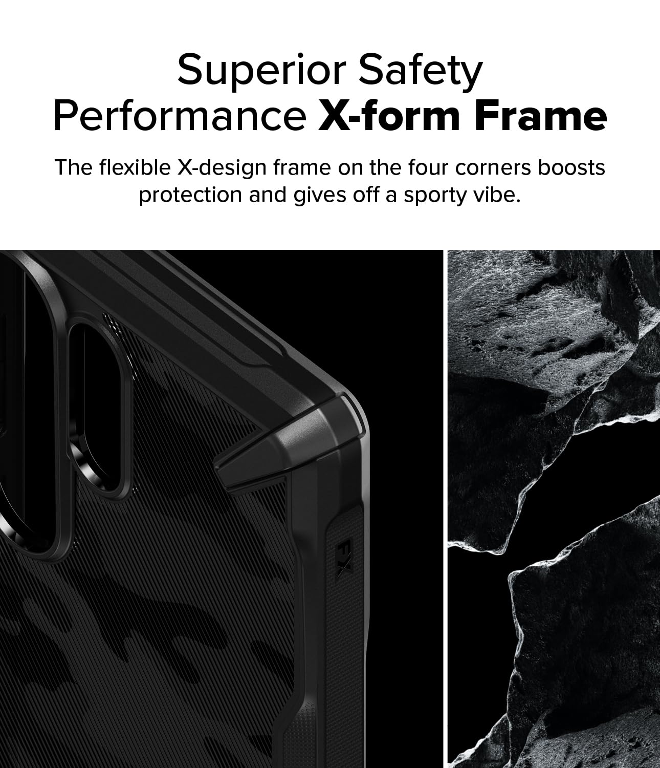 Funda Resistente Ringke Fusion-X Samsung Galaxy S25 Ultra Camo Black