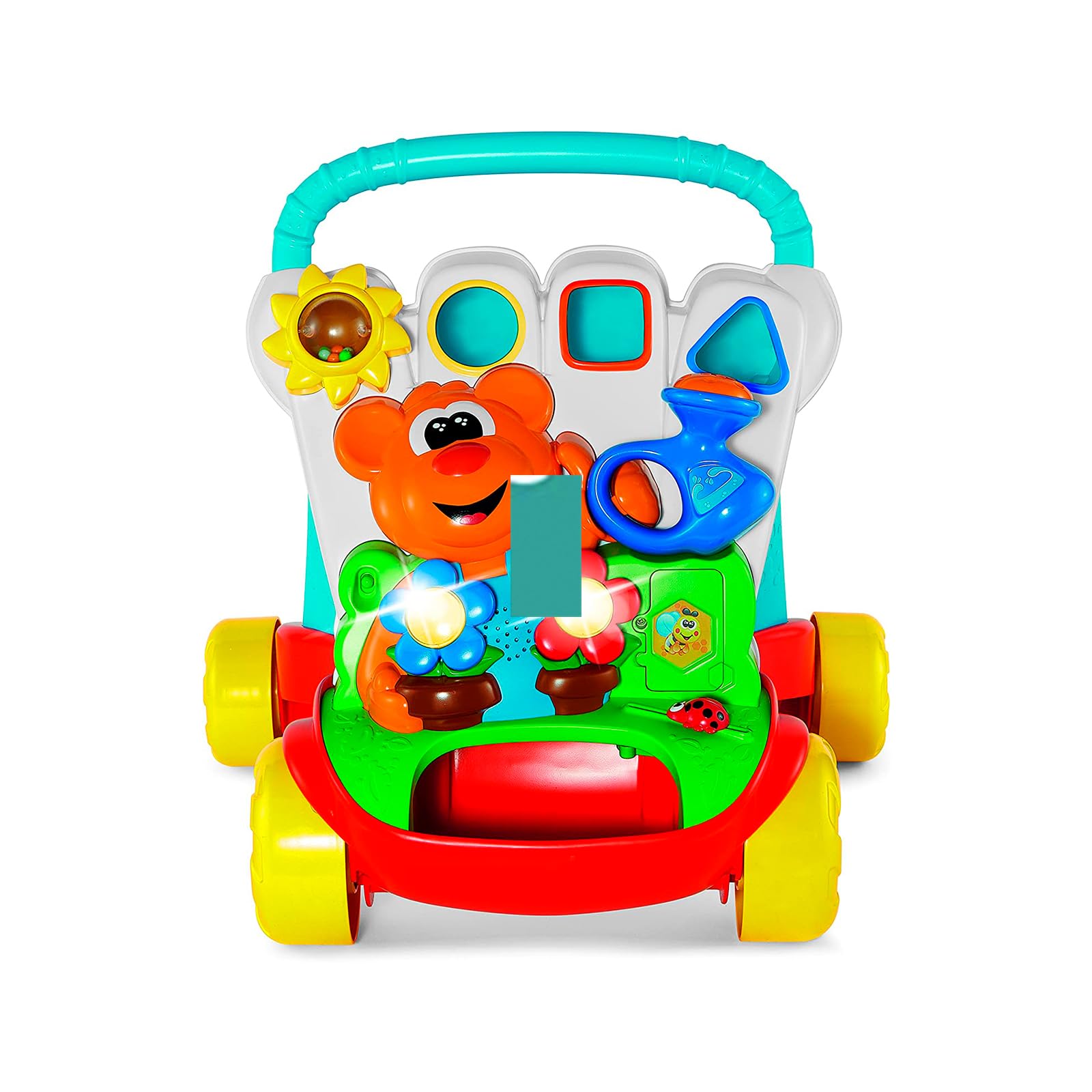 CHICCO, Andadera para Bebé 2 en 1, Tablero con Juegos, Luces y Sonidos