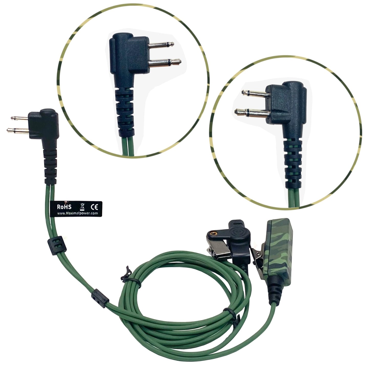 Auriculares de Radio MaximalPower RHF 2PIN HQ para Motorola