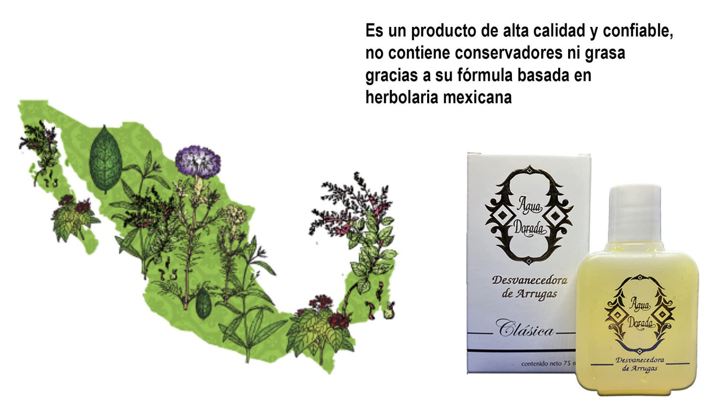 Loción Facial Suavizante con Agua Dorada Rápida Absorción