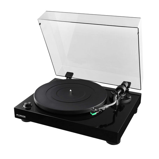 Tocadiscos Vinyl Fluance RT81 Alta Fidelidad Negro Piano con Cápsula Audio Technica AT95E