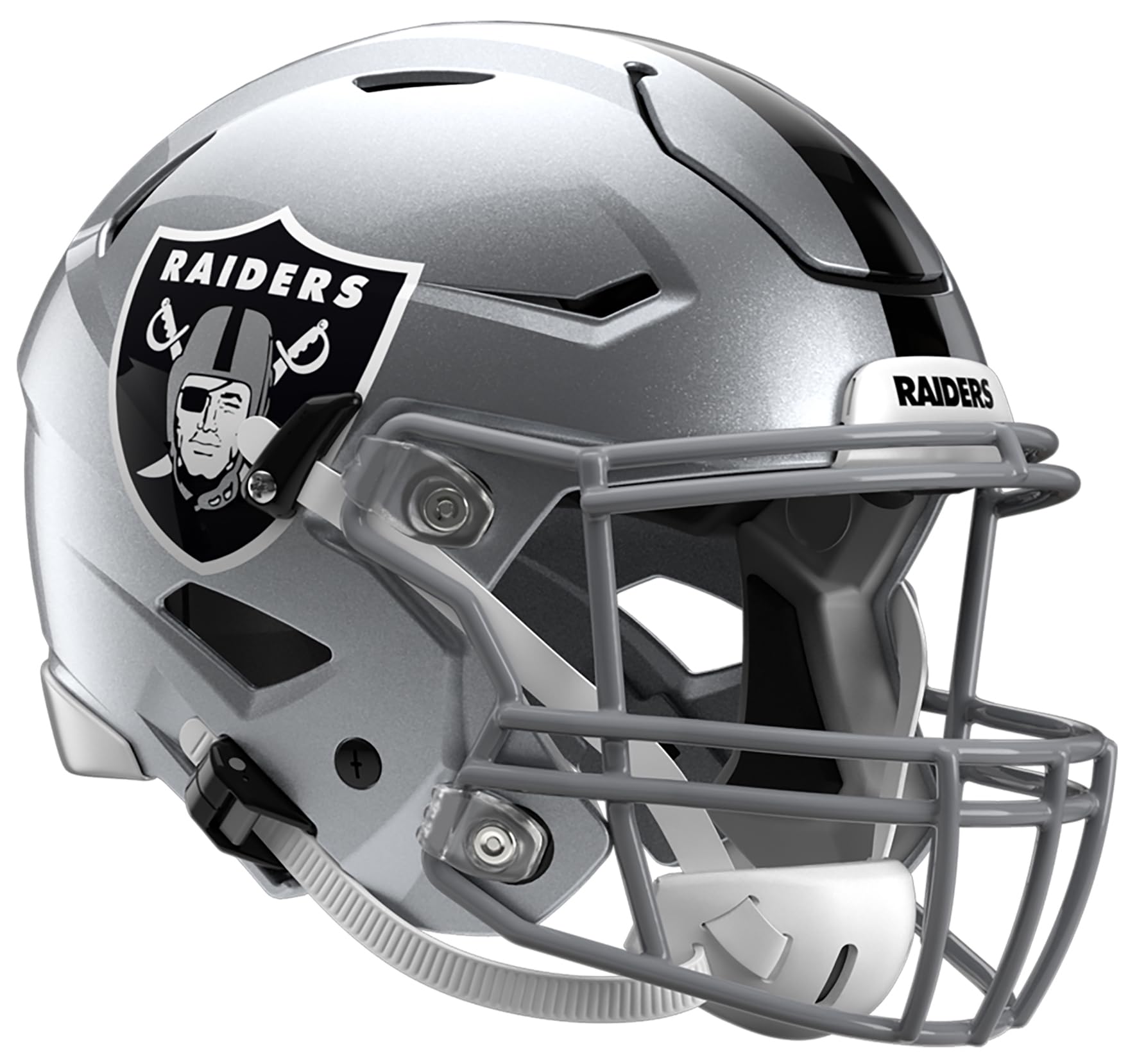 NFL Antena Digital HD para TV, Las Vegas Raiders, Diseño de Casco, Ultradelgada de Alta Definición + Cable Coaxial de 5 Metros - Licencia Oficial