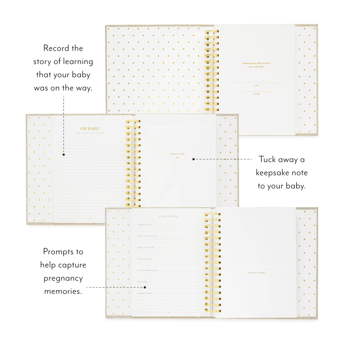 Libro de Recuerdos Sugar Paper Blanco con Almacenamiento de Bolsillo para Bebé