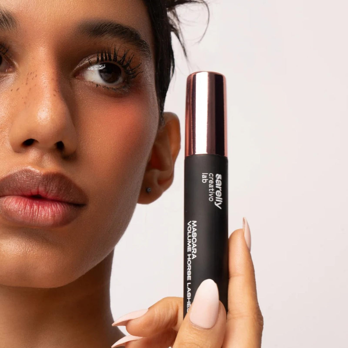 SARELLY, Kit Ojos, Máscara de Pestañas Volume Horse Lashes + Desmaquillante Lavadero, Sarelly Creativo Lab