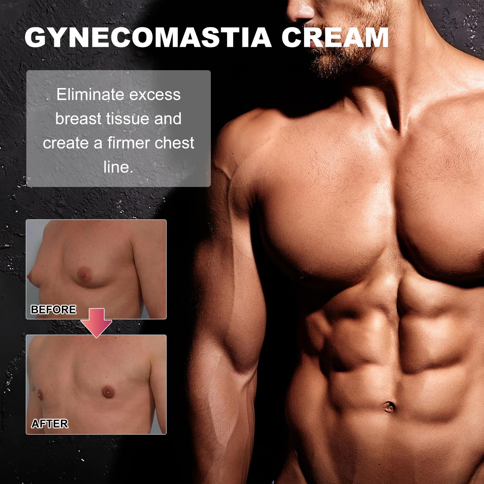 Pack de 4 Aceites para Reducir Ginecomastia, Fortalecer Músculos y Eliminar Tejido Mamario. Producto específico para hombres. Ideal para el cuidado personal. Ayuda a mejorar la apariencia física de forma natural.